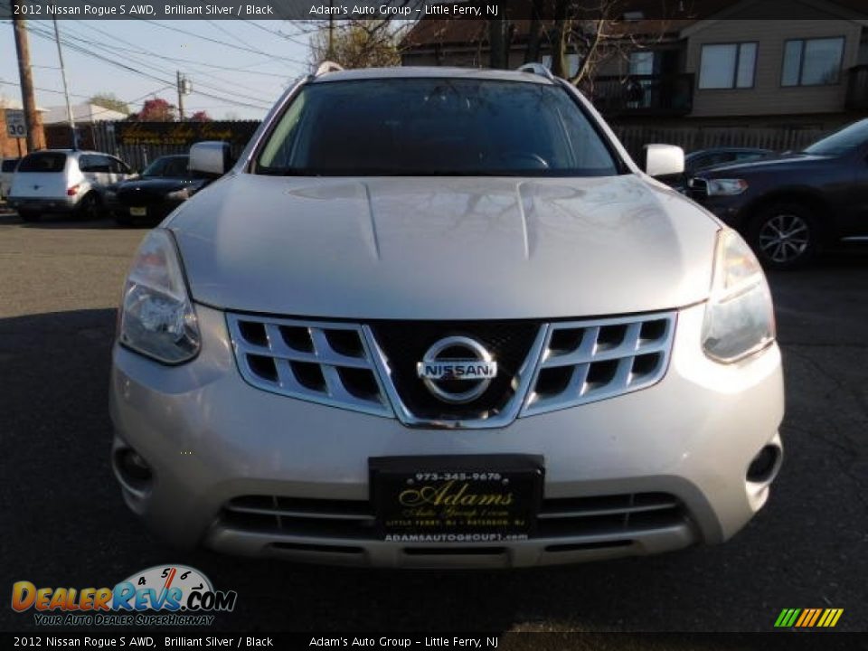 2012 Nissan Rogue S AWD Brilliant Silver / Black Photo #13
