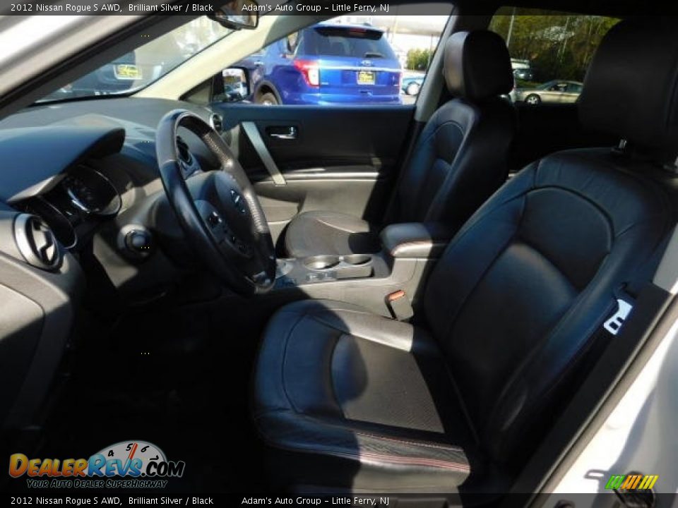 2012 Nissan Rogue S AWD Brilliant Silver / Black Photo #16