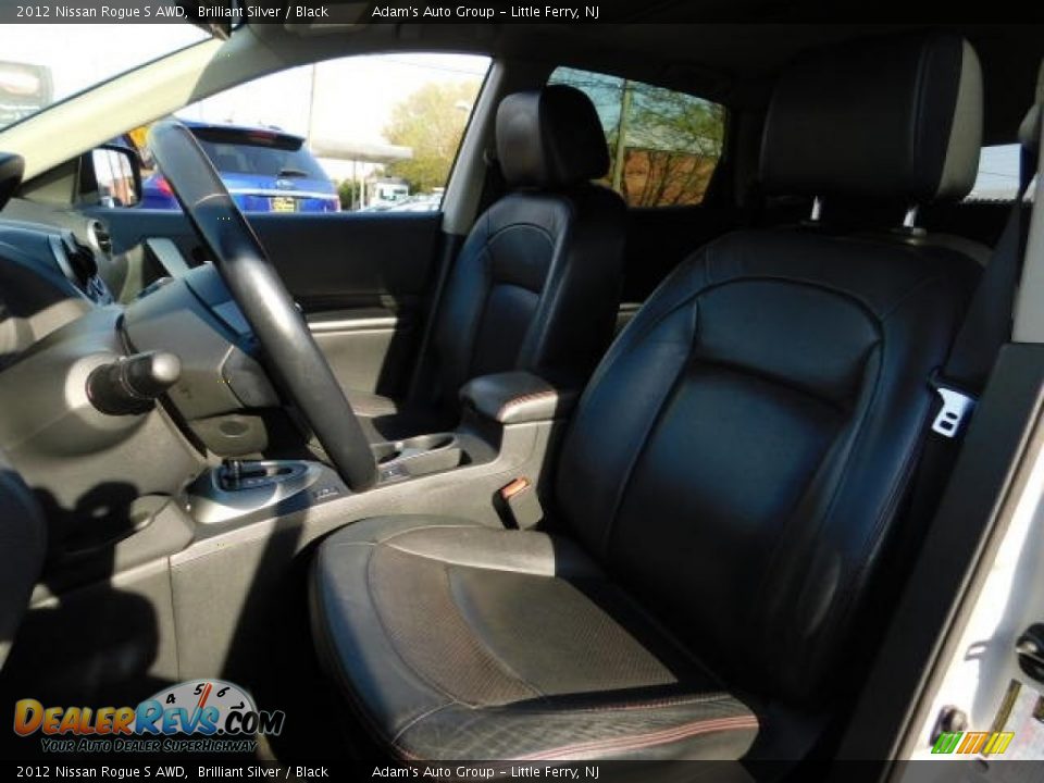 2012 Nissan Rogue S AWD Brilliant Silver / Black Photo #17