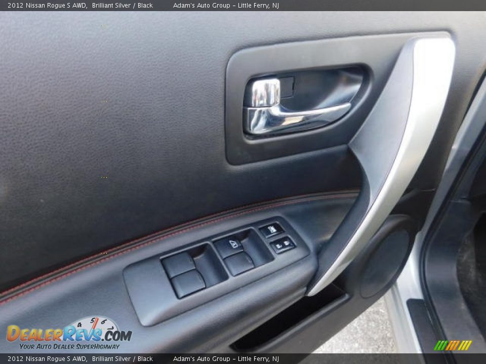 2012 Nissan Rogue S AWD Brilliant Silver / Black Photo #19