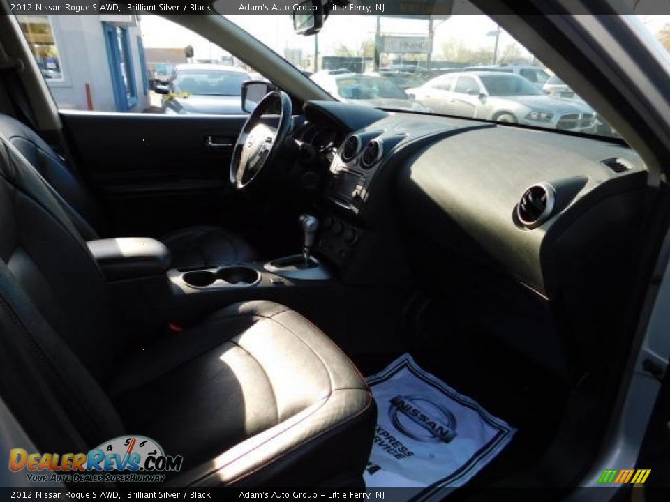 2012 Nissan Rogue S AWD Brilliant Silver / Black Photo #21