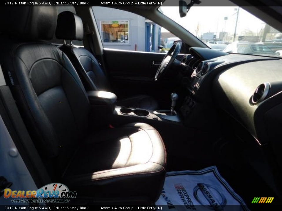 2012 Nissan Rogue S AWD Brilliant Silver / Black Photo #22