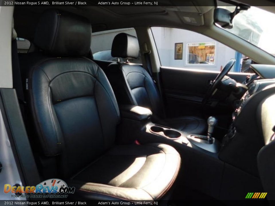 2012 Nissan Rogue S AWD Brilliant Silver / Black Photo #23