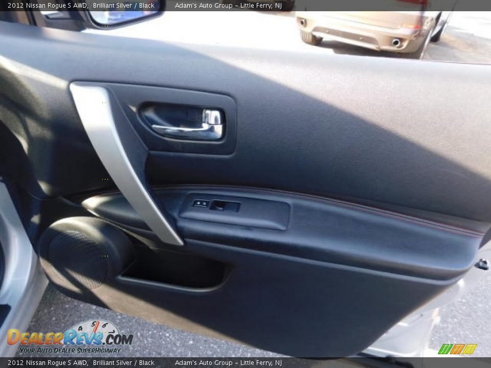 2012 Nissan Rogue S AWD Brilliant Silver / Black Photo #24