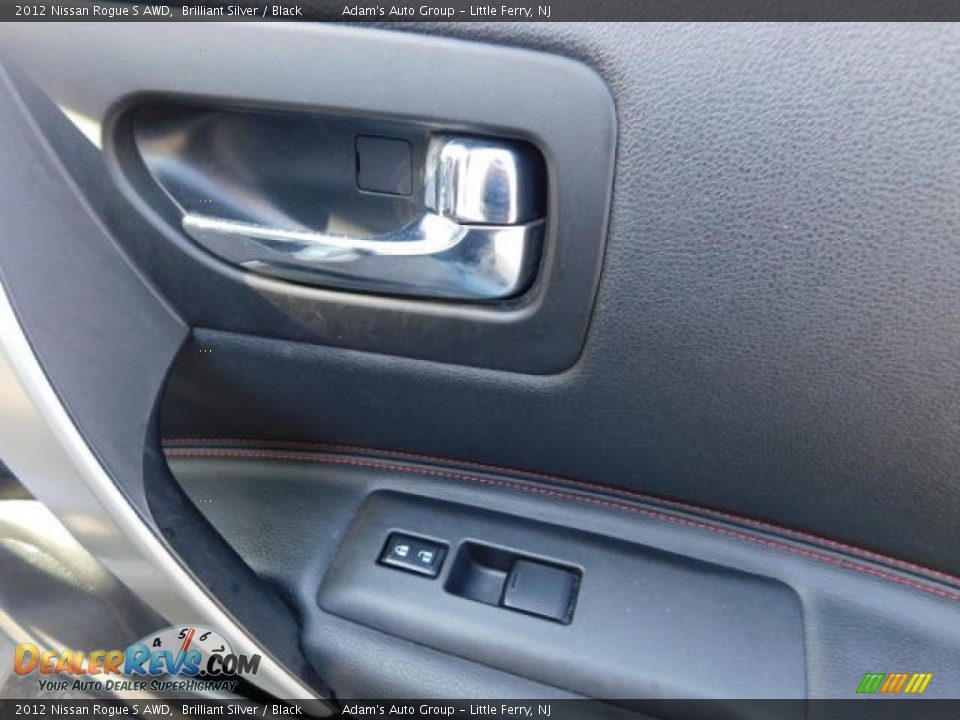 2012 Nissan Rogue S AWD Brilliant Silver / Black Photo #25