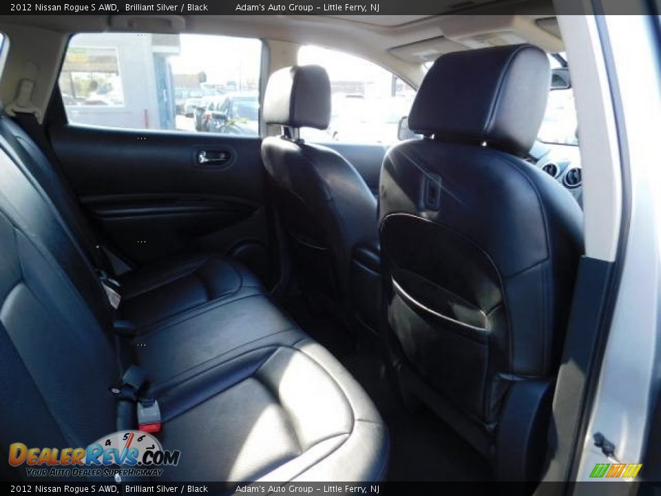 2012 Nissan Rogue S AWD Brilliant Silver / Black Photo #26