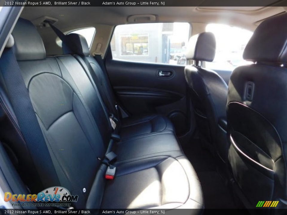 2012 Nissan Rogue S AWD Brilliant Silver / Black Photo #27