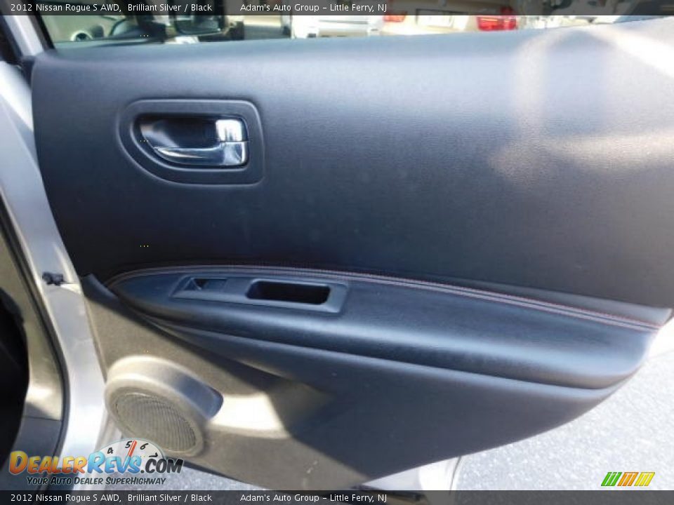 2012 Nissan Rogue S AWD Brilliant Silver / Black Photo #28