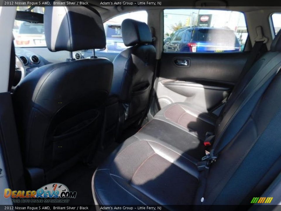 2012 Nissan Rogue S AWD Brilliant Silver / Black Photo #29