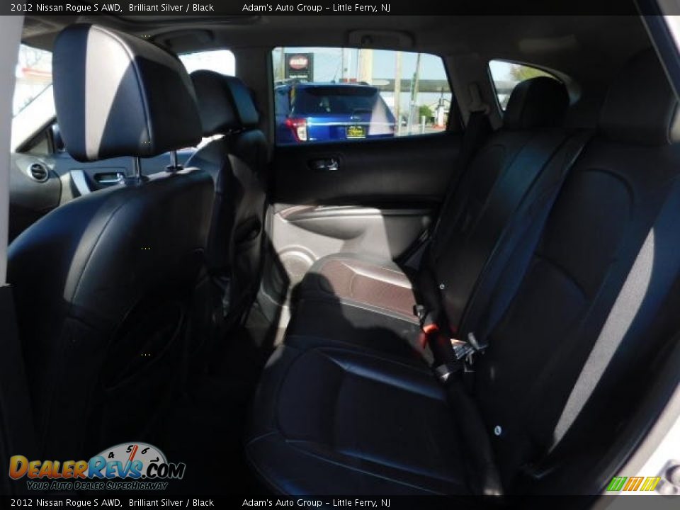 2012 Nissan Rogue S AWD Brilliant Silver / Black Photo #30