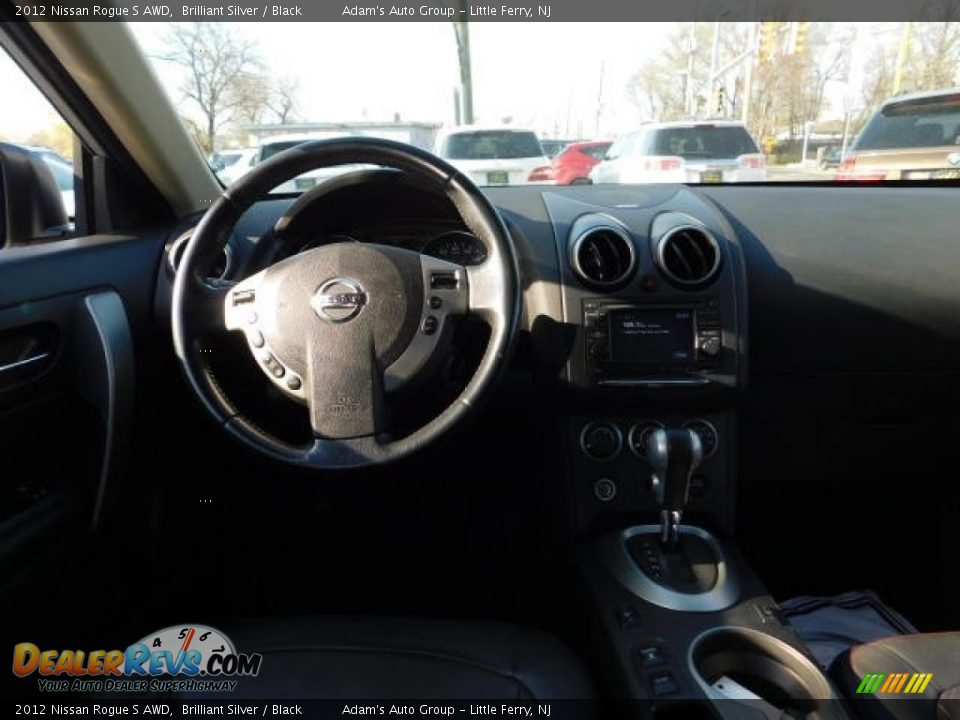 2012 Nissan Rogue S AWD Brilliant Silver / Black Photo #32