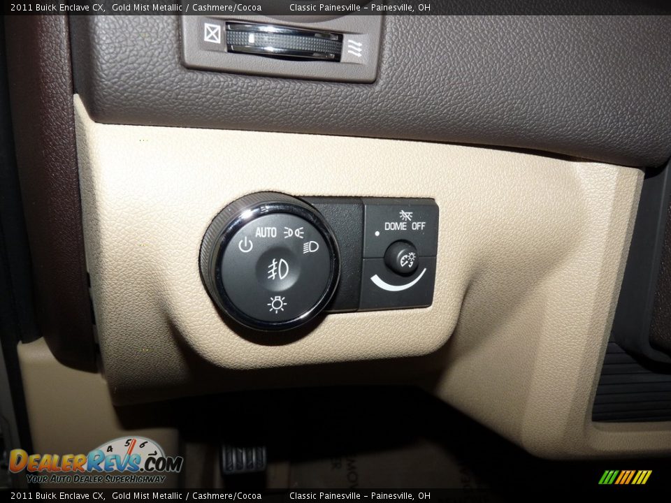 2011 Buick Enclave CX Gold Mist Metallic / Cashmere/Cocoa Photo #12