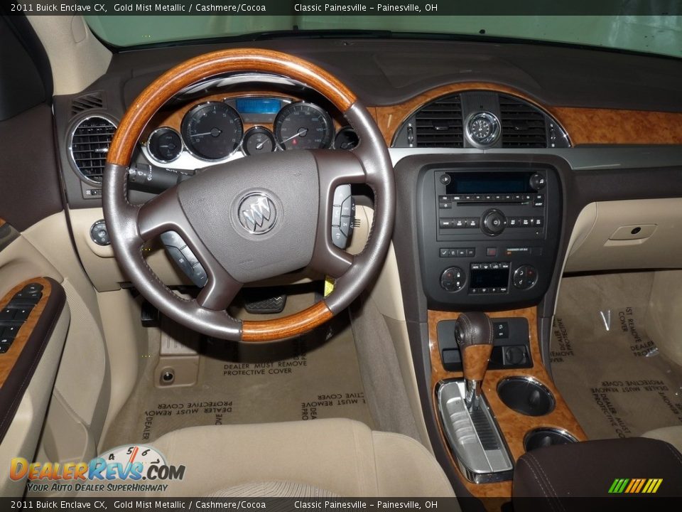 2011 Buick Enclave CX Gold Mist Metallic / Cashmere/Cocoa Photo #13