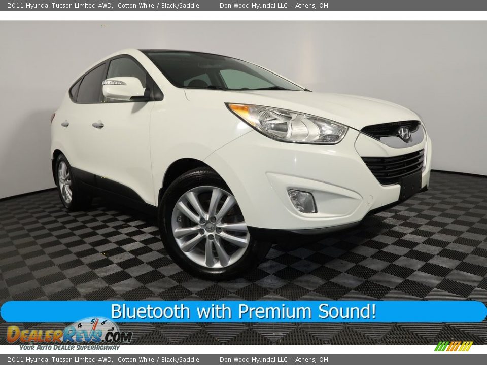 2011 Hyundai Tucson Limited AWD Cotton White / Black/Saddle Photo #1