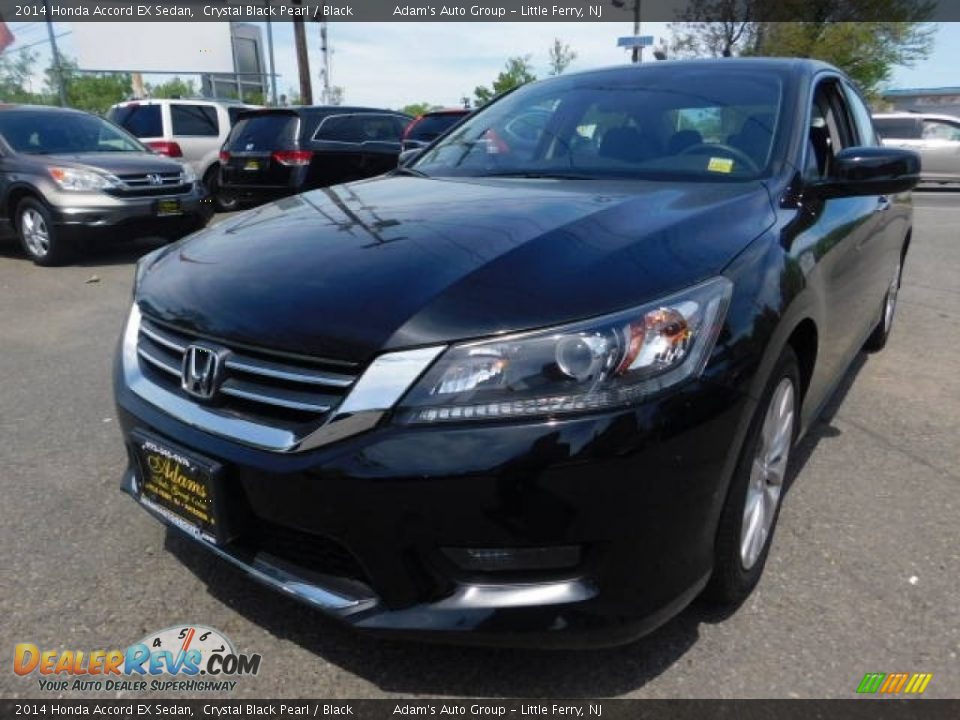2014 Honda Accord EX Sedan Crystal Black Pearl / Black Photo #2