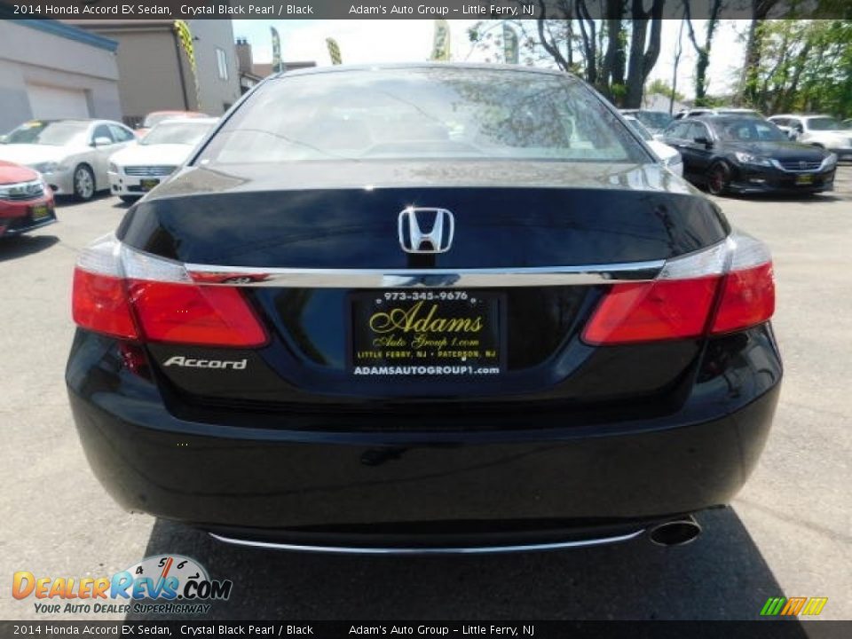 2014 Honda Accord EX Sedan Crystal Black Pearl / Black Photo #6