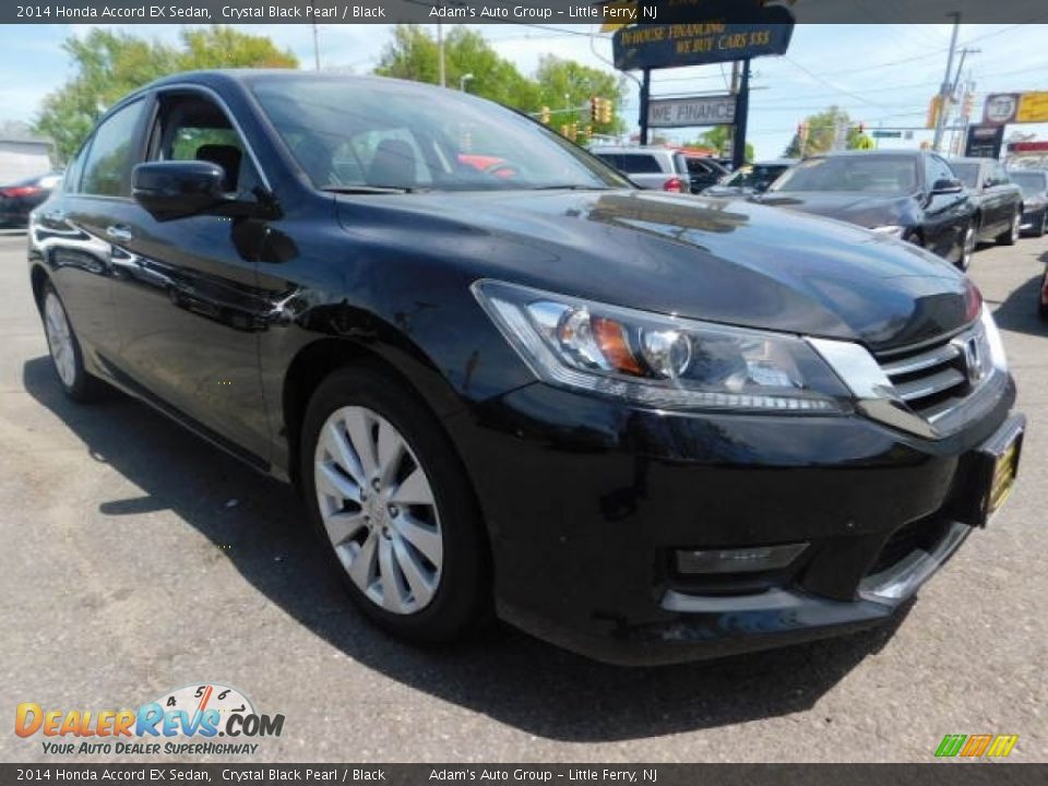 2014 Honda Accord EX Sedan Crystal Black Pearl / Black Photo #10