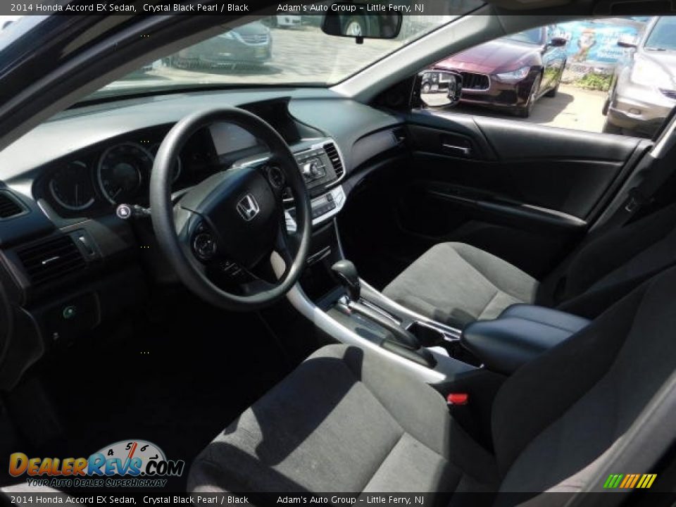2014 Honda Accord EX Sedan Crystal Black Pearl / Black Photo #14