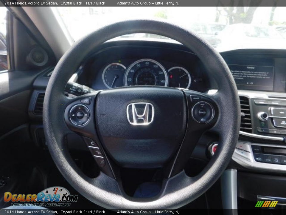 2014 Honda Accord EX Sedan Crystal Black Pearl / Black Photo #31