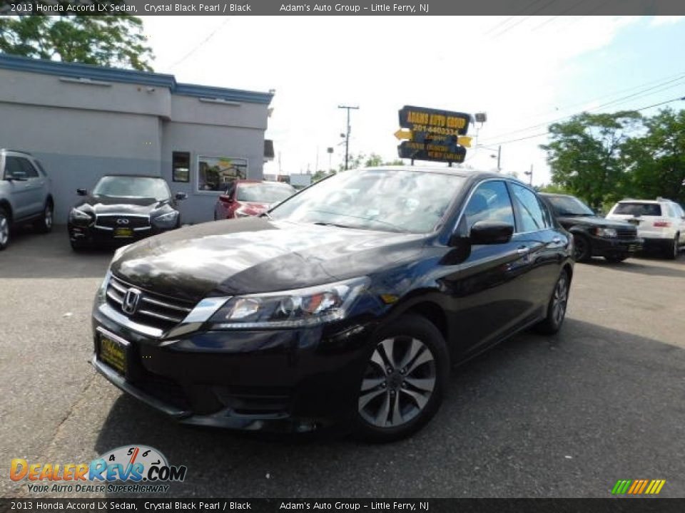 2013 Honda Accord LX Sedan Crystal Black Pearl / Black Photo #2