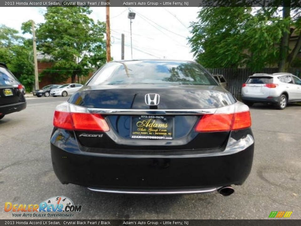 2013 Honda Accord LX Sedan Crystal Black Pearl / Black Photo #7