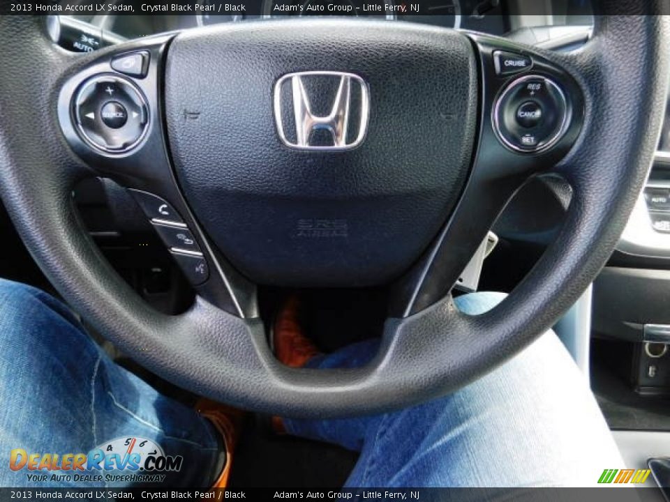 2013 Honda Accord LX Sedan Crystal Black Pearl / Black Photo #14