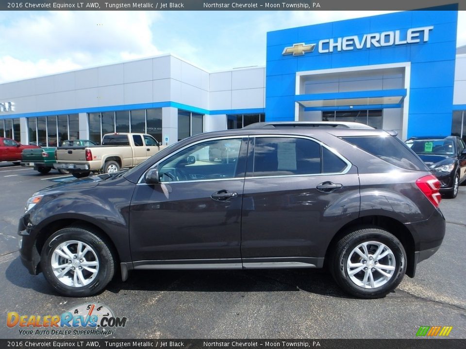 2016 Chevrolet Equinox LT AWD Tungsten Metallic / Jet Black Photo #3