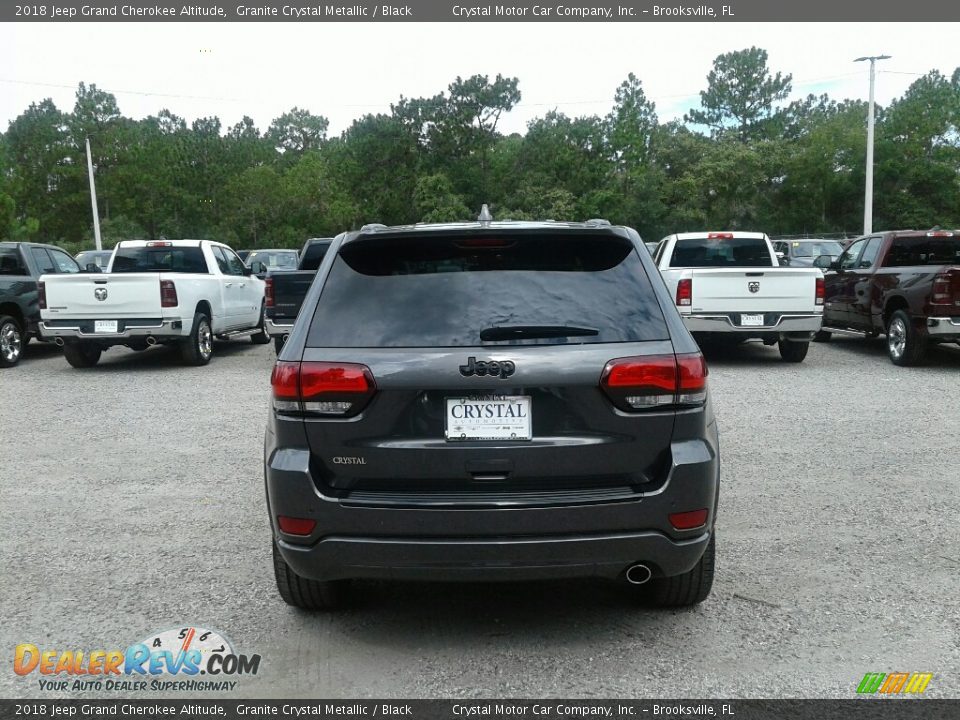 2018 Jeep Grand Cherokee Altitude Granite Crystal Metallic / Black Photo #4