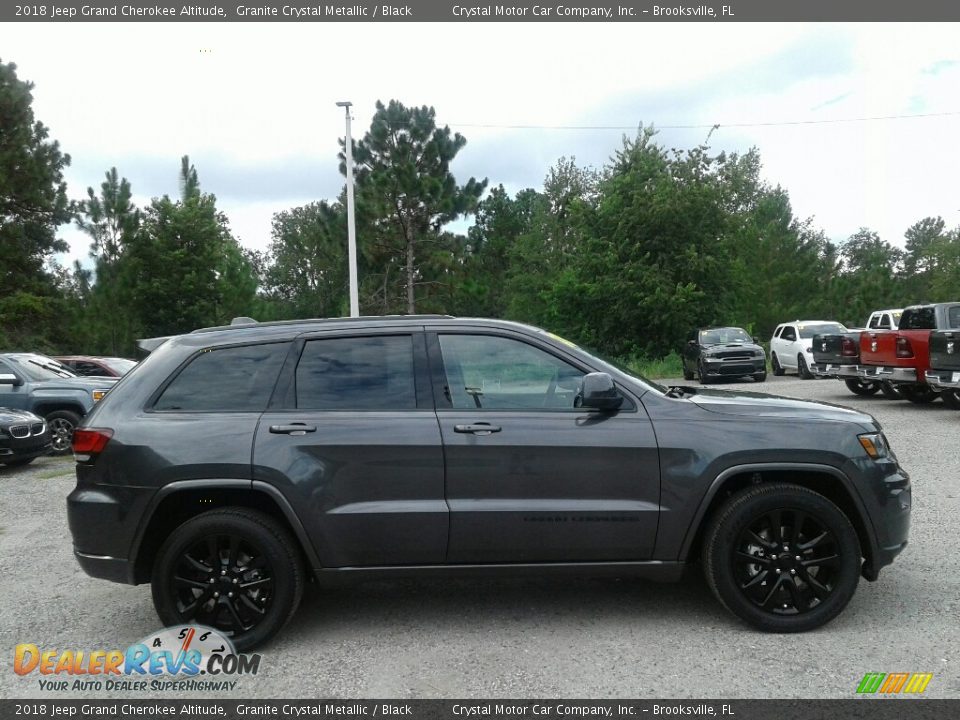 2018 Jeep Grand Cherokee Altitude Granite Crystal Metallic / Black Photo #6