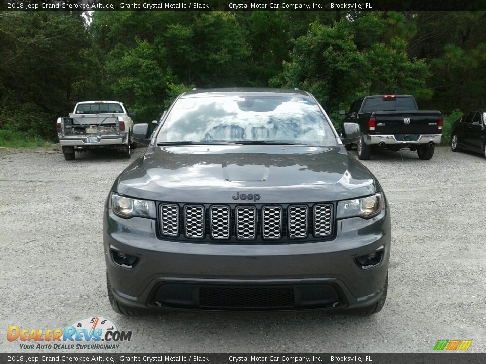 2018 Jeep Grand Cherokee Altitude Granite Crystal Metallic / Black Photo #8