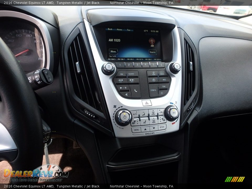 2016 Chevrolet Equinox LT AWD Tungsten Metallic / Jet Black Photo #27