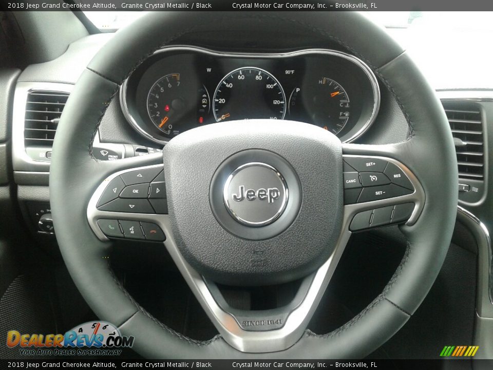 2018 Jeep Grand Cherokee Altitude Granite Crystal Metallic / Black Photo #14