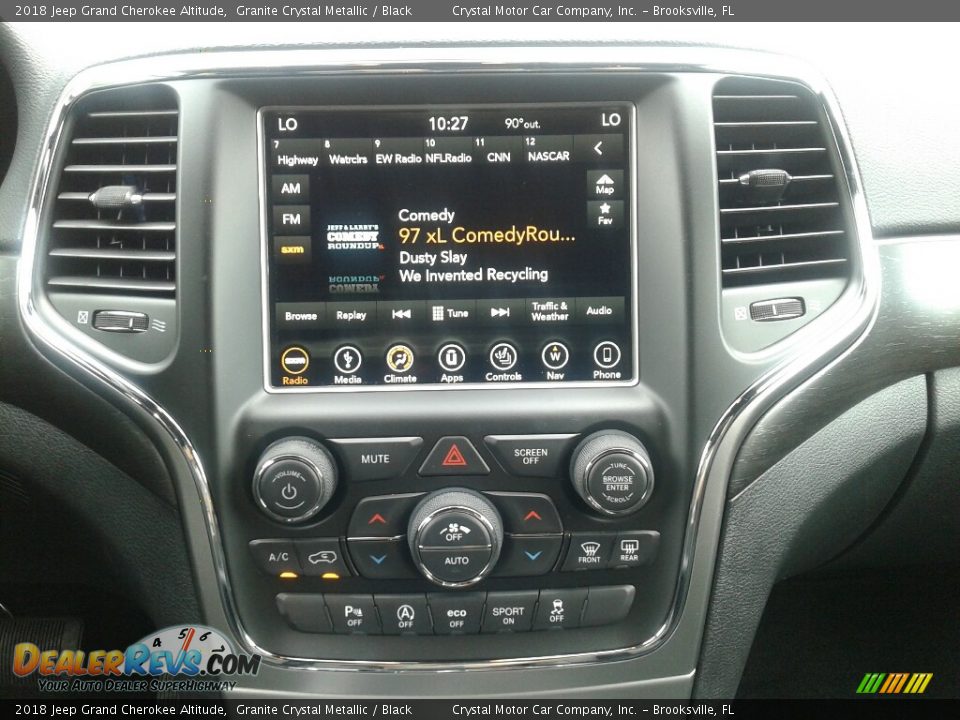 2018 Jeep Grand Cherokee Altitude Granite Crystal Metallic / Black Photo #15