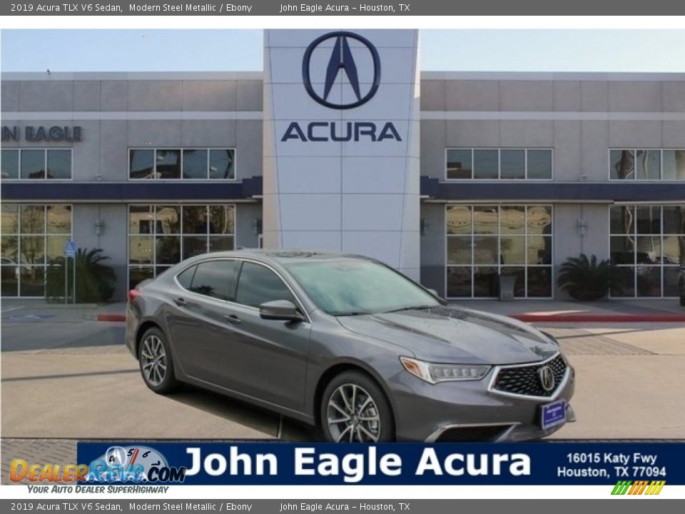 2019 Acura TLX V6 Sedan Modern Steel Metallic / Ebony Photo #1