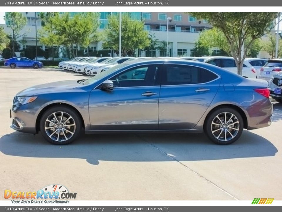 2019 Acura TLX V6 Sedan Modern Steel Metallic / Ebony Photo #4