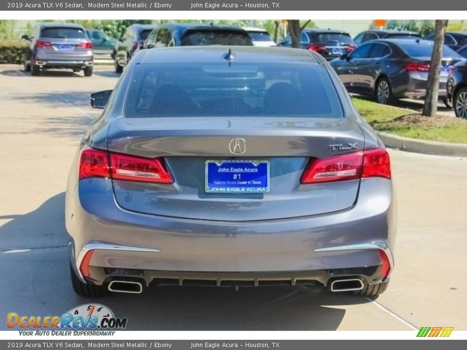 2019 Acura TLX V6 Sedan Modern Steel Metallic / Ebony Photo #6