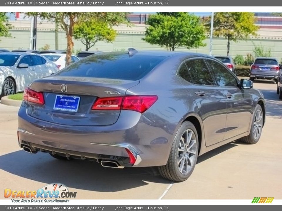2019 Acura TLX V6 Sedan Modern Steel Metallic / Ebony Photo #7
