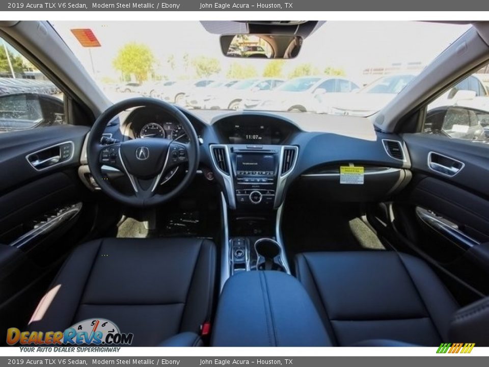 2019 Acura TLX V6 Sedan Modern Steel Metallic / Ebony Photo #9
