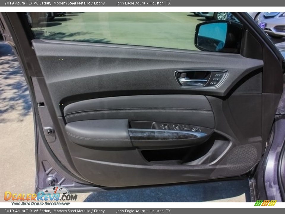 2019 Acura TLX V6 Sedan Modern Steel Metallic / Ebony Photo #12