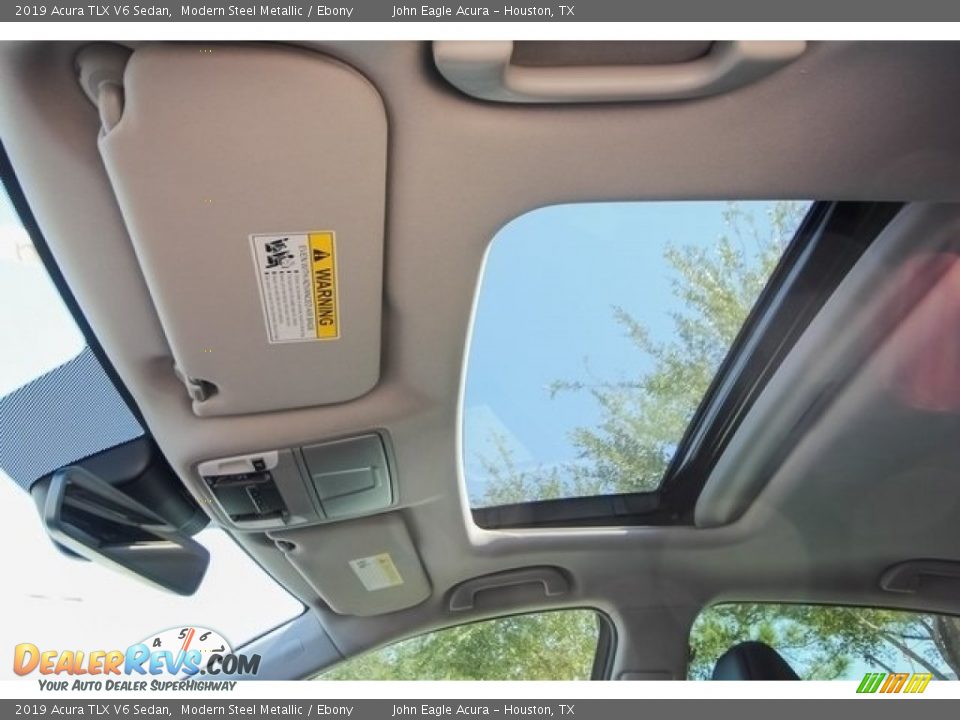2019 Acura TLX V6 Sedan Modern Steel Metallic / Ebony Photo #14