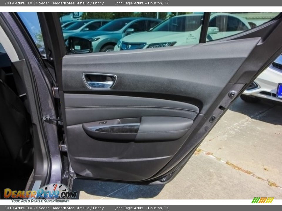 2019 Acura TLX V6 Sedan Modern Steel Metallic / Ebony Photo #19