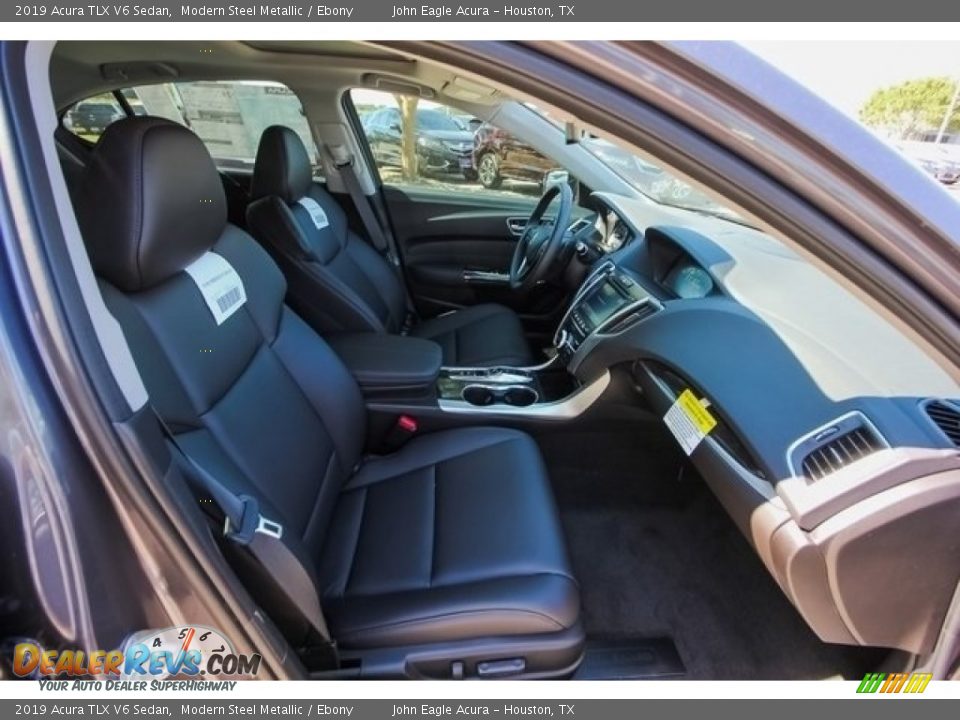 2019 Acura TLX V6 Sedan Modern Steel Metallic / Ebony Photo #22