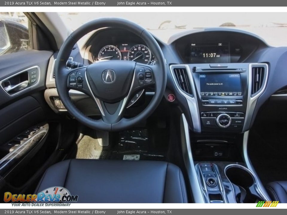 2019 Acura TLX V6 Sedan Modern Steel Metallic / Ebony Photo #25