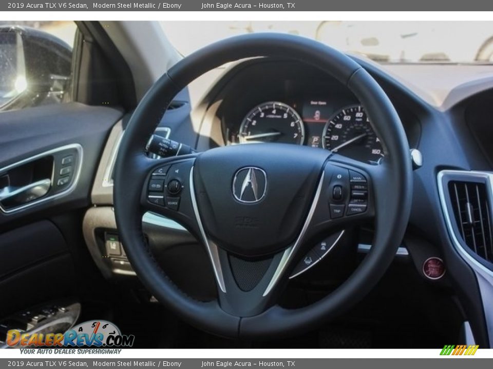 2019 Acura TLX V6 Sedan Modern Steel Metallic / Ebony Photo #26