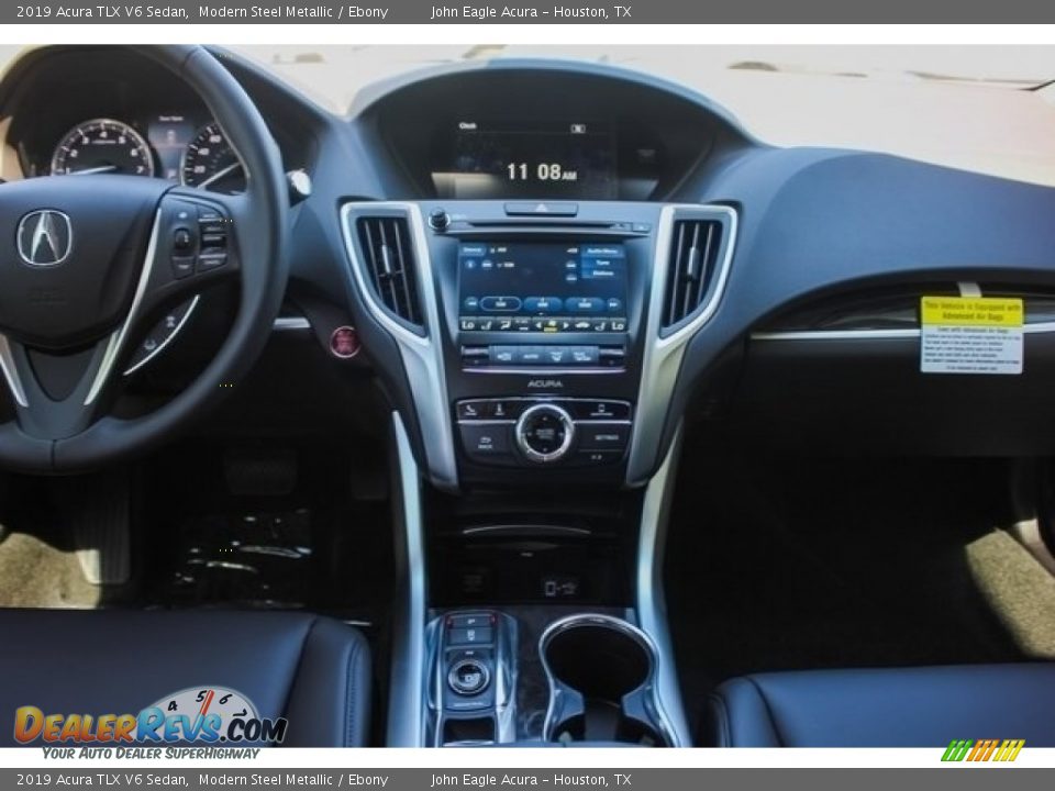 2019 Acura TLX V6 Sedan Modern Steel Metallic / Ebony Photo #27