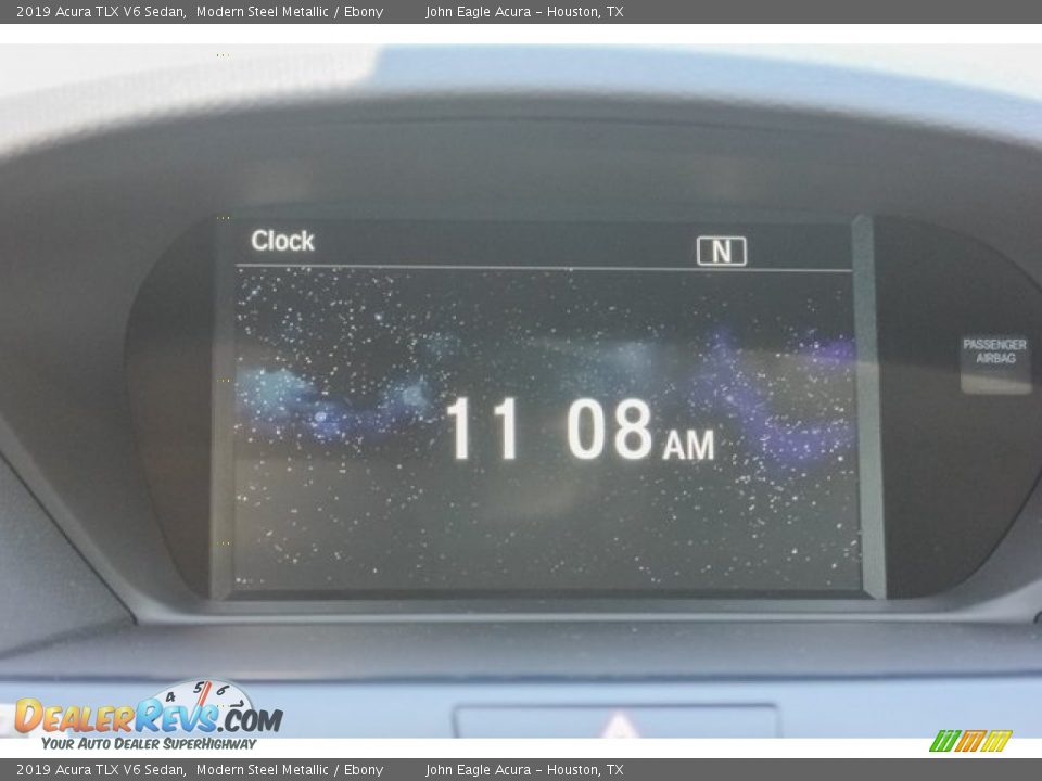 2019 Acura TLX V6 Sedan Modern Steel Metallic / Ebony Photo #28