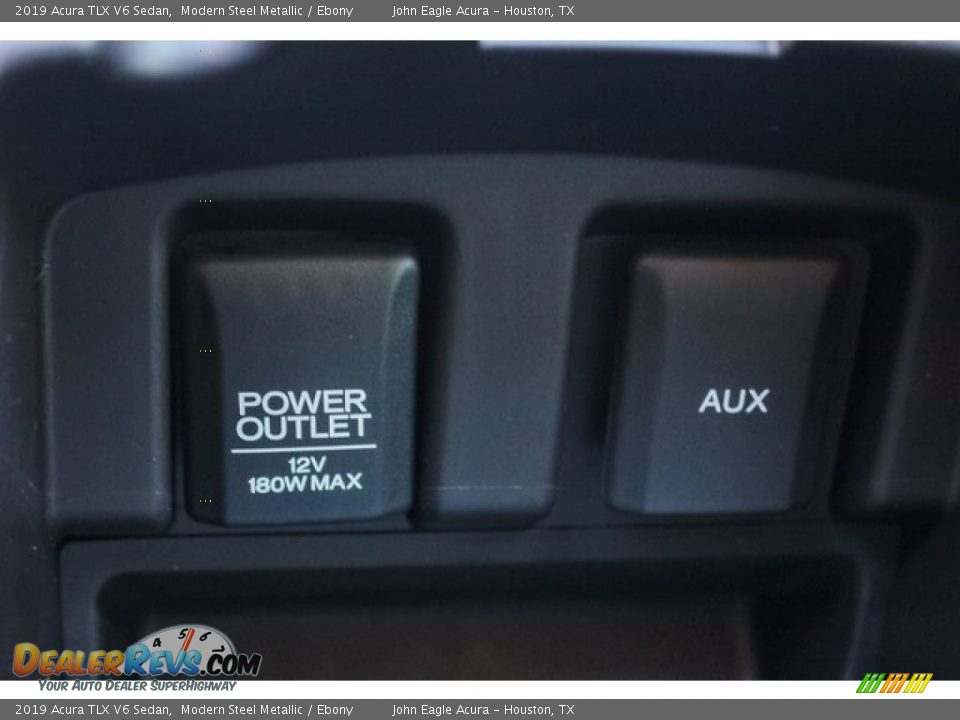 2019 Acura TLX V6 Sedan Modern Steel Metallic / Ebony Photo #36
