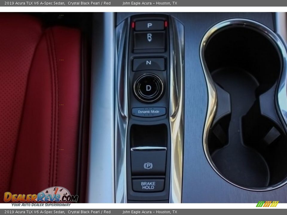 2019 Acura TLX V6 A-Spec Sedan Crystal Black Pearl / Red Photo #31