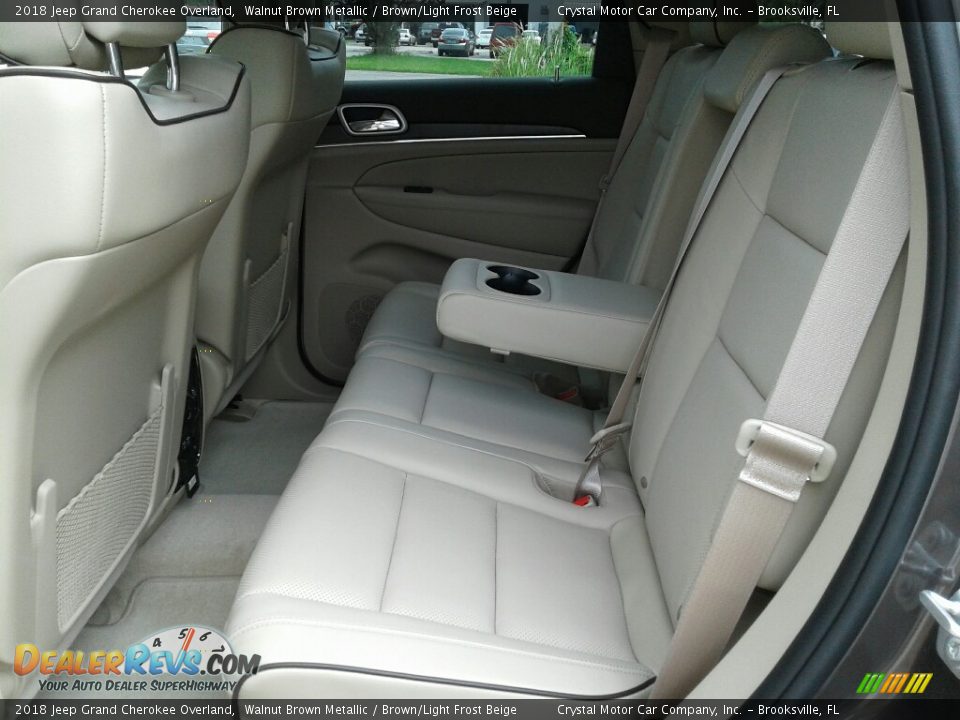 Rear Seat of 2018 Jeep Grand Cherokee Overland Photo #10