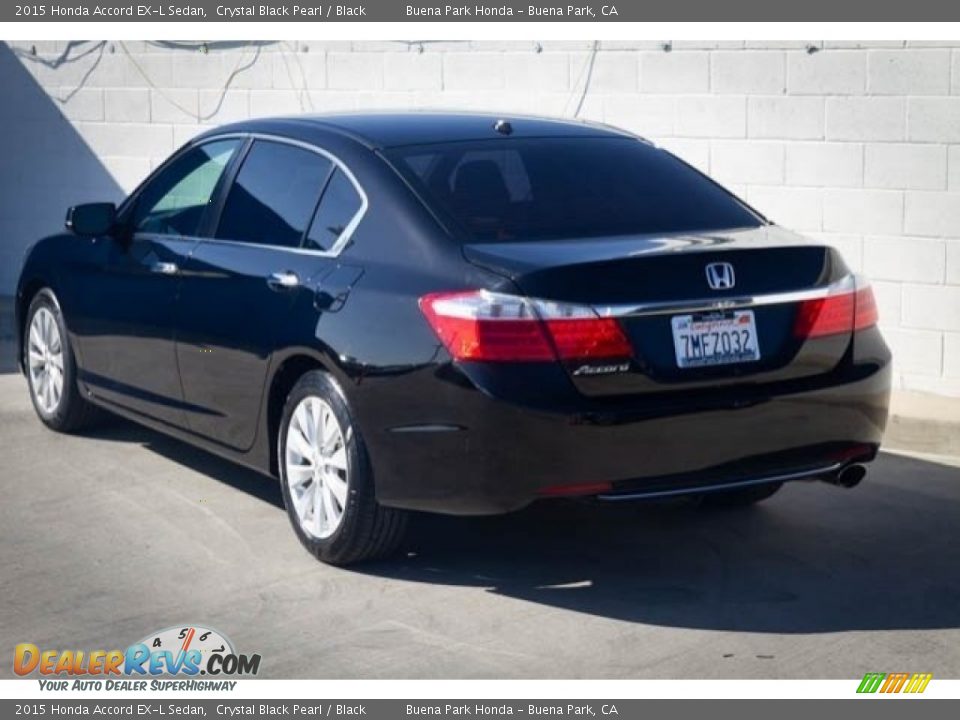 2015 Honda Accord EX-L Sedan Crystal Black Pearl / Black Photo #2